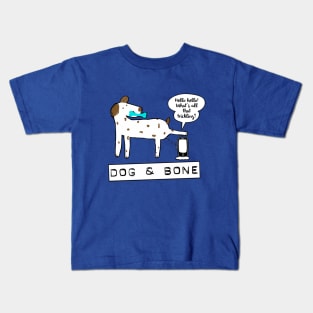 Dog and Bone Cockney London Design Kids T-Shirt